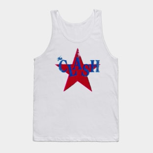 the clash distressed star graphic Tank Top